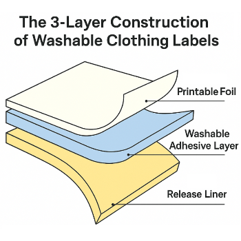 washable sticker labels 洗えるステッカーラベル